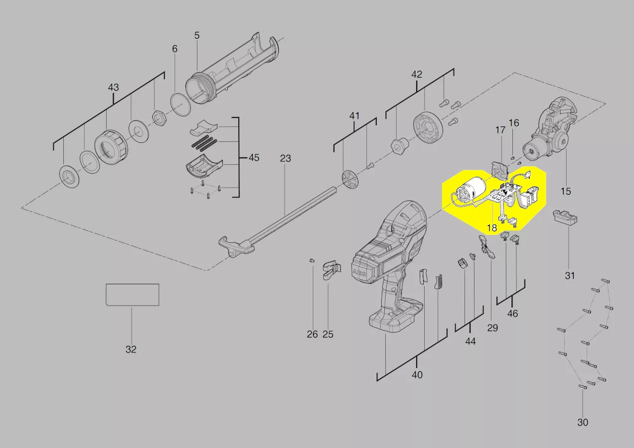 Moteur réf. 4931466815 AEG